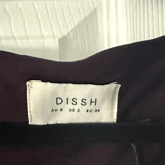 NWT Dissh Lea black sleeved maxi dress size 2 - Picture 3 of 5